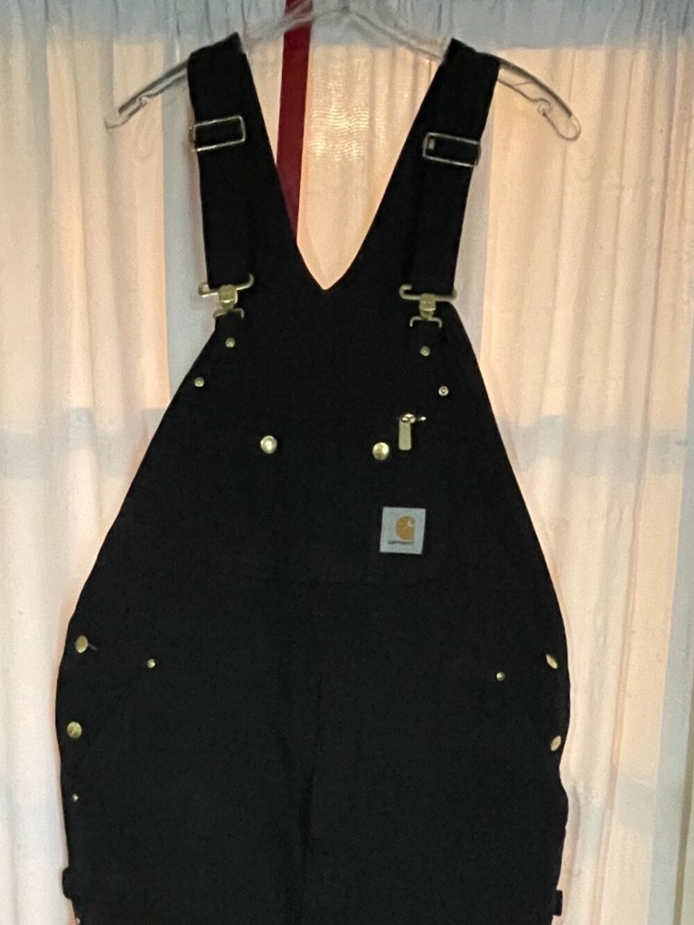 Carhartt Men's Loose Fit Firm Duck Insulated Bib overalls